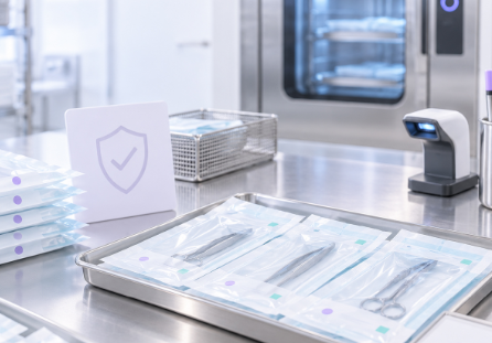 Material esterilizado listo para su trazabilidad